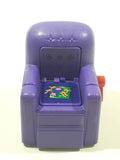 1999 Wendy's Fox Children's Network Bobby's World Purple Rotating Chair Plastic Toy 3" Tall