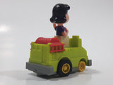 Vintage McDonald's 1989 United Features Syndicate Peanuts Gang Pop Mobiles Lucy Van Pelt Green Plastic Toy Car Vehicle