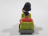 Vintage McDonald's 1989 United Features Syndicate Peanuts Gang Pop Mobiles Lucy Van Pelt Green Plastic Toy Car Vehicle