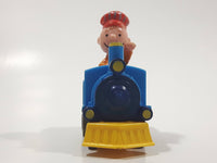 1989 Peanuts Charlie Brown Cartoon Character in Pullback Motorized Friction Toy Train Vehicle McDonald's Happy Meal Not Working