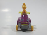 Vintage 1989 Peanuts Gang Pop Mobiles United Features Syndicate Woodstock Bird Character Plastic Toy Car Vehicle McDonald's Happy Meals Not Working