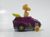 Vintage 1989 Peanuts Gang Pop Mobiles United Features Syndicate Woodstock Bird Character Plastic Toy Car Vehicle McDonald's Happy Meals Not Working