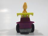Vintage 1989 Peanuts Gang Pop Mobiles United Features Syndicate Woodstock Bird Character Plastic Toy Car Vehicle McDonald's Happy Meals Not Working