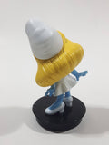 2011 Snapco Peyo Smurfs Smurfette Character 3 1/4" Tall PVC Toy Figure