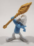 2011 McDonald's Peyo Smurfs Clumsy 4" Tall PVC Toy Figure