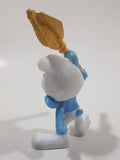 2011 McDonald's Peyo Smurfs Clumsy 4" Tall PVC Toy Figure