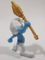 2011 McDonald's Peyo Smurfs Clumsy 4" Tall PVC Toy Figure