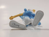 2011 McDonald's Peyo Smurfs Clumsy 4" Tall PVC Toy Figure
