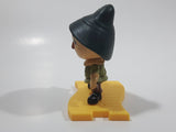 2013 McDonald's The Wizard of Oz 75th Anniversary Scarecrow Character 3" Tall Plastic Toy Figure with Yellow Brick Road