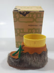 Hokkai Mokukogeisha Japanese Moccasin Style Animal Fur Shoe Slipper in Box