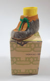Hokkai Mokukogeisha Japanese Moccasin Style Animal Fur Shoe Slipper in Box