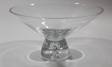 Casa Elite Gift Collection Aqua Lite 6 1/2" Diameter Glass Candle Holder New in Box