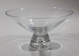 Casa Elite Gift Collection Aqua Lite 6 1/2" Diameter Glass Candle Holder New in Box