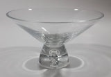 Casa Elite Gift Collection Aqua Lite 6 1/2" Diameter Glass Candle Holder New in Box