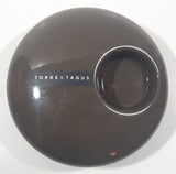 Torre & Tagus Collection 5" Diameter Dark Grey Round Tealight Candle Holder