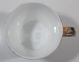 Vintage Royal Albert Val D'Or White Gold Trim 3 1/4" Tall Tea Cup Thin Handle Crack