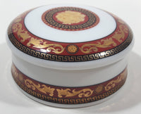 Casa Elite Home Collections Juno Pattern Fine Porcelain Trinket Box