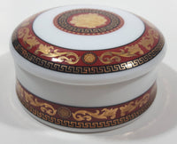 Casa Elite Home Collections Juno Pattern Fine Porcelain Trinket Box