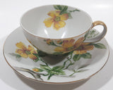 Vintage Occupied Japan Meito Norleans China Sun Glory Pattern Tea Cup and Saucer Plate Set