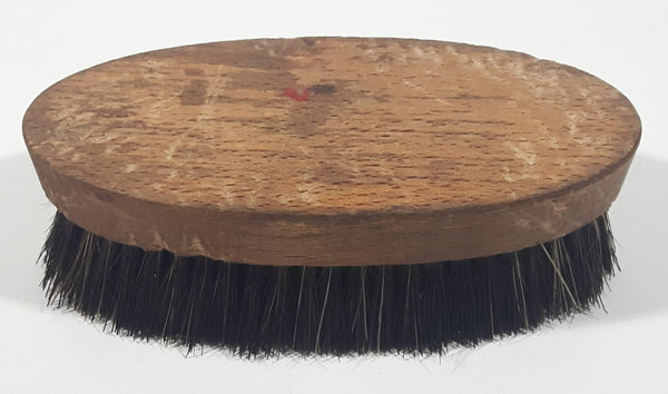 Wood Black Bristle Horse Brush 5 1/2" Long