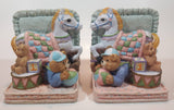 Horse and Teddy Bear Themed 4 3/4" Tall Heavy Resin Bookends