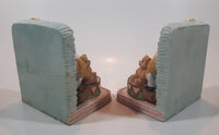 Horse and Teddy Bear Themed 4 3/4" Tall Heavy Resin Bookends