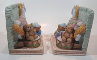 Horse and Teddy Bear Themed 4 3/4" Tall Heavy Resin Bookends