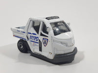 2016 Matchbox NYPD Police Parking "Meter Made" White Die Cast Toy Car Emergency Vehicle