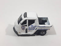 2016 Matchbox NYPD Police Parking "Meter Made" White Die Cast Toy Car Emergency Vehicle