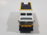 2012 Matchbox MBX Airport Hazard Squad Fire Truck Yellow and White Die Cast Toy Car Vehicle