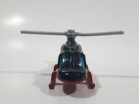 2016 Hot Wheels Police Pursuit Propper Chopper Black Die Cast Toy Helicopter