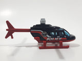 2016 Hot Wheels Police Pursuit Propper Chopper Black Die Cast Toy Helicopter