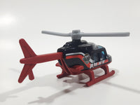 2016 Hot Wheels Police Pursuit Propper Chopper Black Die Cast Toy Helicopter