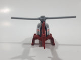 2016 Hot Wheels Police Pursuit Propper Chopper Black Die Cast Toy Helicopter