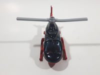 2016 Hot Wheels Police Pursuit Propper Chopper Black Die Cast Toy Helicopter