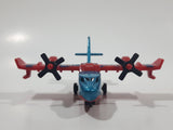 2009 Matchbox Blaze Buster Water Bomber Airplane Blue and Red Die Cast Toy Aircraft