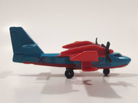 2009 Matchbox Blaze Buster Water Bomber Airplane Blue and Red Die Cast Toy Aircraft