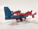 2009 Matchbox Blaze Buster Water Bomber Airplane Blue and Red Die Cast Toy Aircraft