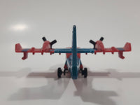 2009 Matchbox Blaze Buster Water Bomber Airplane Blue and Red Die Cast Toy Aircraft