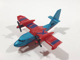 2009 Matchbox Blaze Buster Water Bomber Airplane Blue and Red Die Cast Toy Aircraft