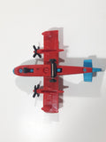 2009 Matchbox Blaze Buster Water Bomber Airplane Blue and Red Die Cast Toy Aircraft