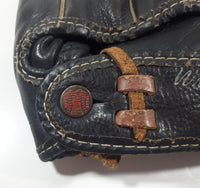 Vintage Spalding Wrist-Lock Pro League Black Baseball Glove Made in Canada 8.5 Inches