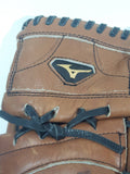 Mizuno Power Lock Finch Pocket 2 Fast Pitch Model GFN 1257 Brown Baseball Glove 12.5 Inches