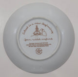 1986 Avon School Is A New Beginning 5" Diameter 22K Gold Rimmed Porcelain Collector Plate Joan Walsh Anglund