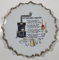 Vintage My Kitchen Prayer 7" Diameter Collector Plate