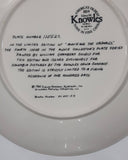 Knowles Annie "Annie And The Orphans" 8 1/2" Diameter Porcelain Collector Plate