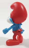 2016 Burger King Peyo Smurfs The Lost Village Papa Smurf Character 5" Tall Plastic Toy Figure