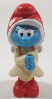 2016 Burger King Peyo Smurfs The Lost Village Papa Smurfette Character 5" Tall Plastic Toy Figure