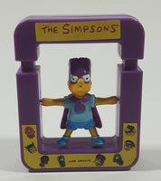 1997 Subway The Simpsons Spinning Bartman Character 3 1/2" Tall Plastic Toy Figure Matt Groening