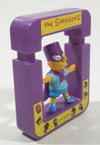 1997 Subway The Simpsons Spinning Bartman Character 3 1/2" Tall Plastic Toy Figure Matt Groening